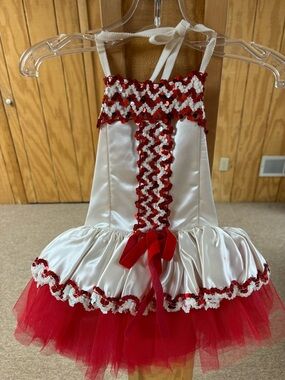 Red and White Ballet Costume